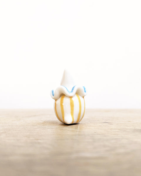 goatPIERROT Ceramic Art Toy [Birbauble BB24.017: Pierrot in Sun and Sky]