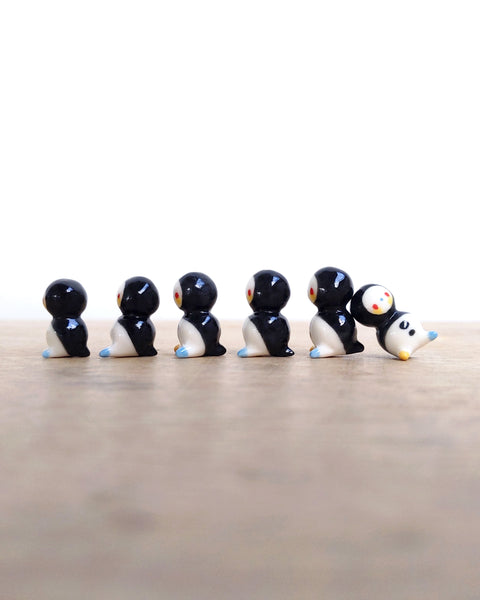 goatPIERROT Ceramic Art Toy [Bobblenubbins, Black Classic]