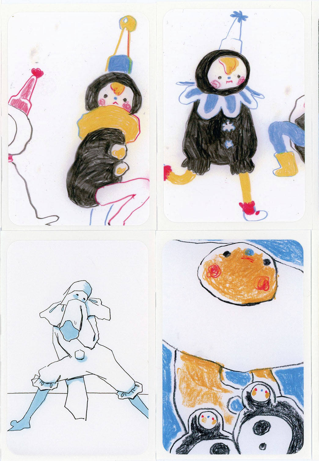 goatPIERROT Art Sticker Set #3