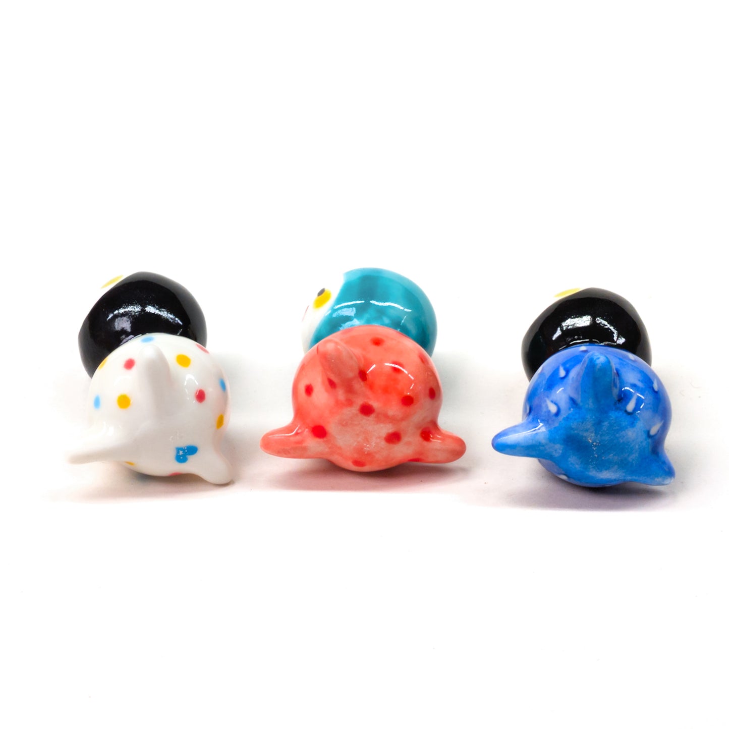 goatPIERROT Ceramic Art Toy [Large Bobblenubbins, 1.8" tall]