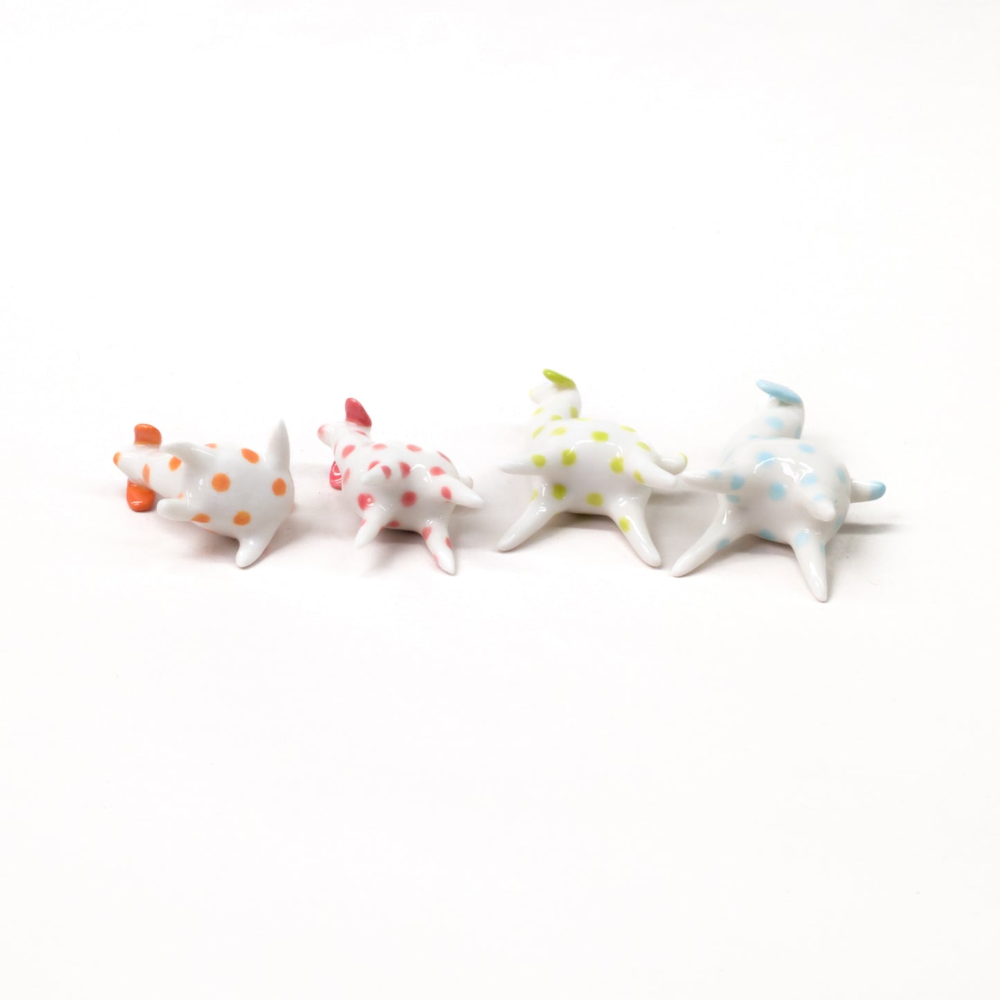 goatPIERROT Ceramic Art Toy [Polka Dot Camelopards, Set of Four]