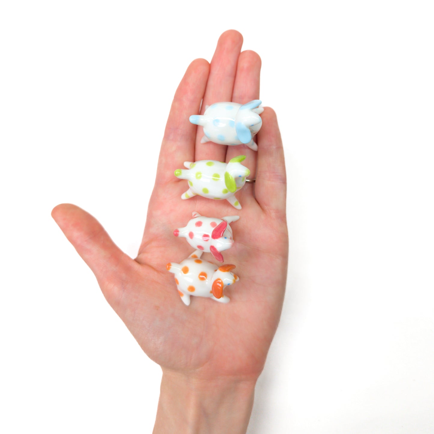 goatPIERROT Ceramic Art Toy [Polka Dot Camelopards, Set of Four]