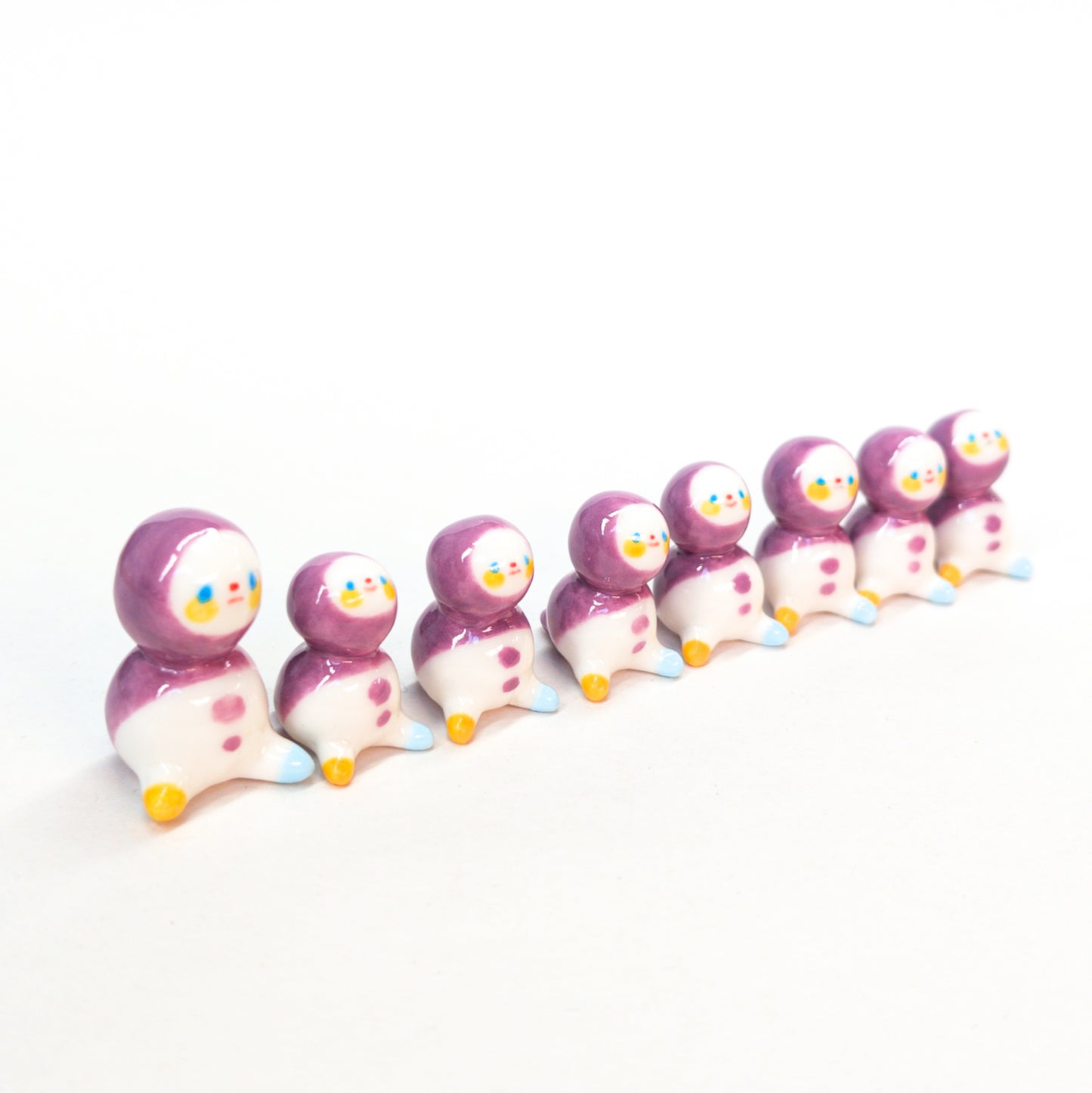 goatPIERROT Ceramic Art Toy [Violet Bobblenubbin Collection]