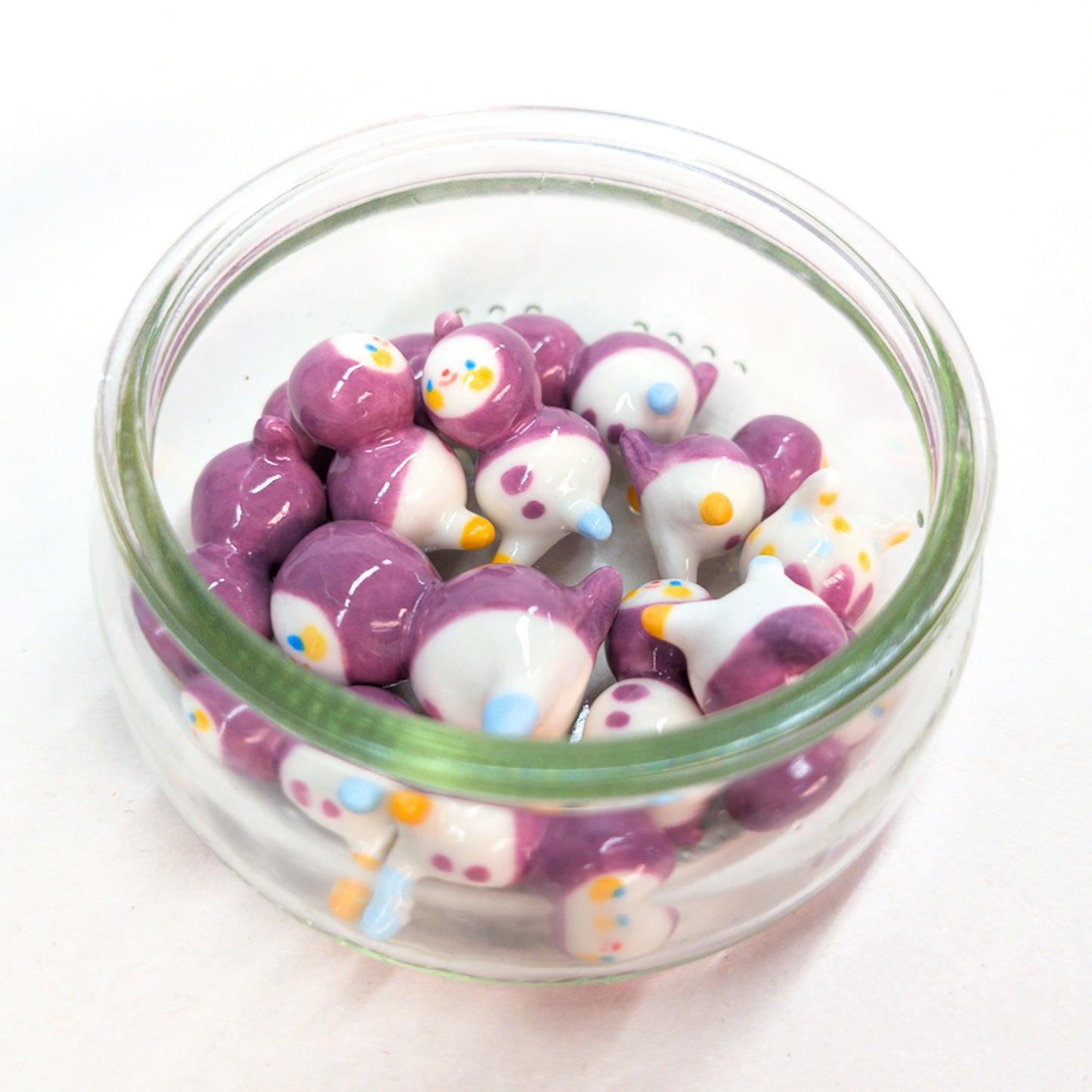 goatPIERROT Ceramic Art Toy [Violet Bobblenubbin Collection]