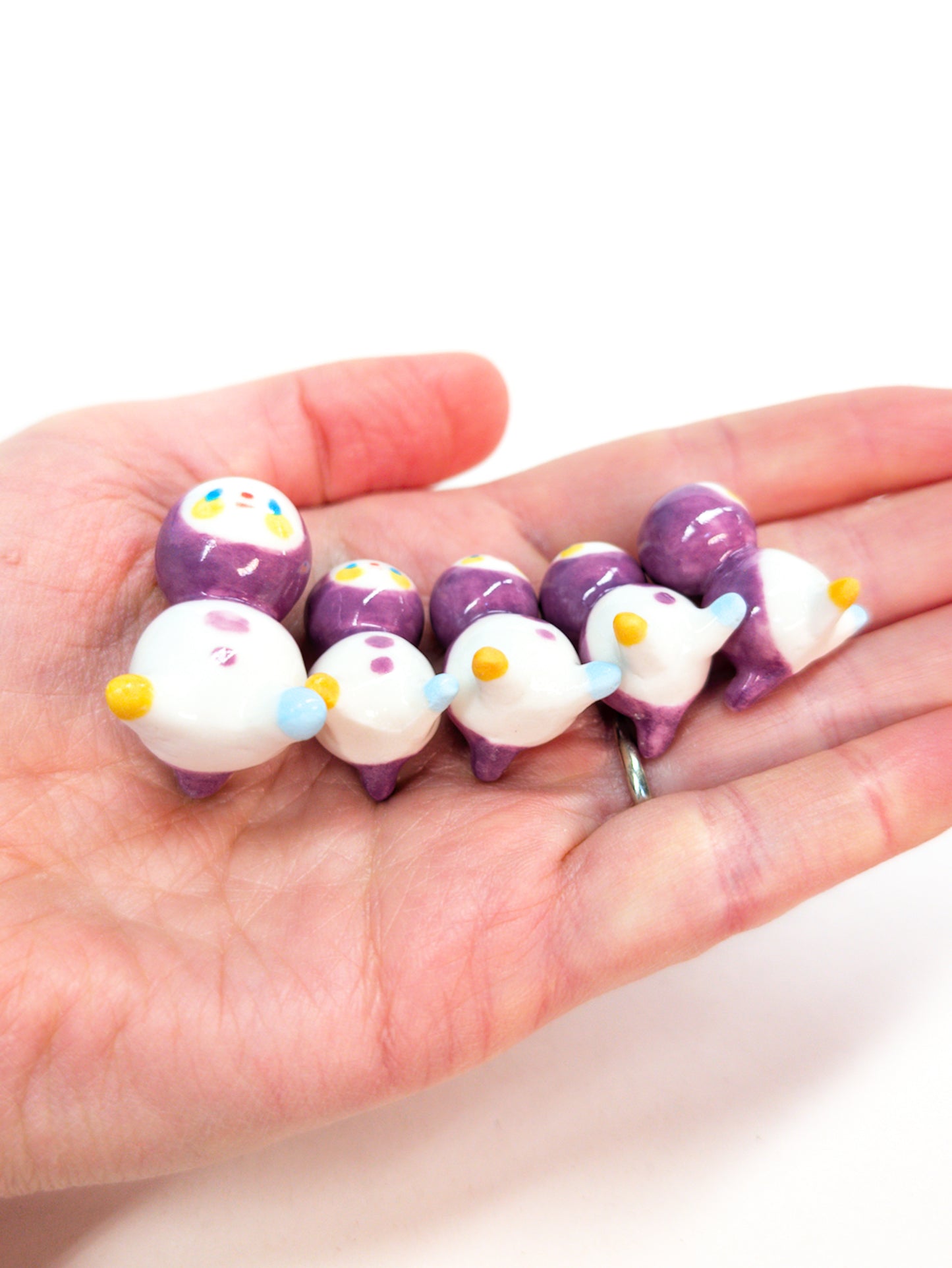 goatPIERROT Ceramic Art Toy [Violet Bobblenubbin Collection]