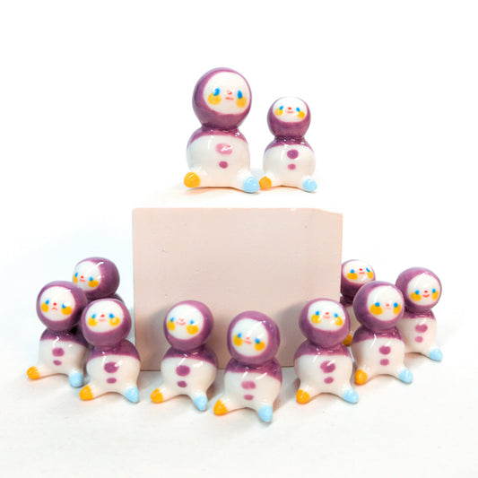 goatPIERROT Ceramic Art Toy [Violet Bobblenubbin Collection]