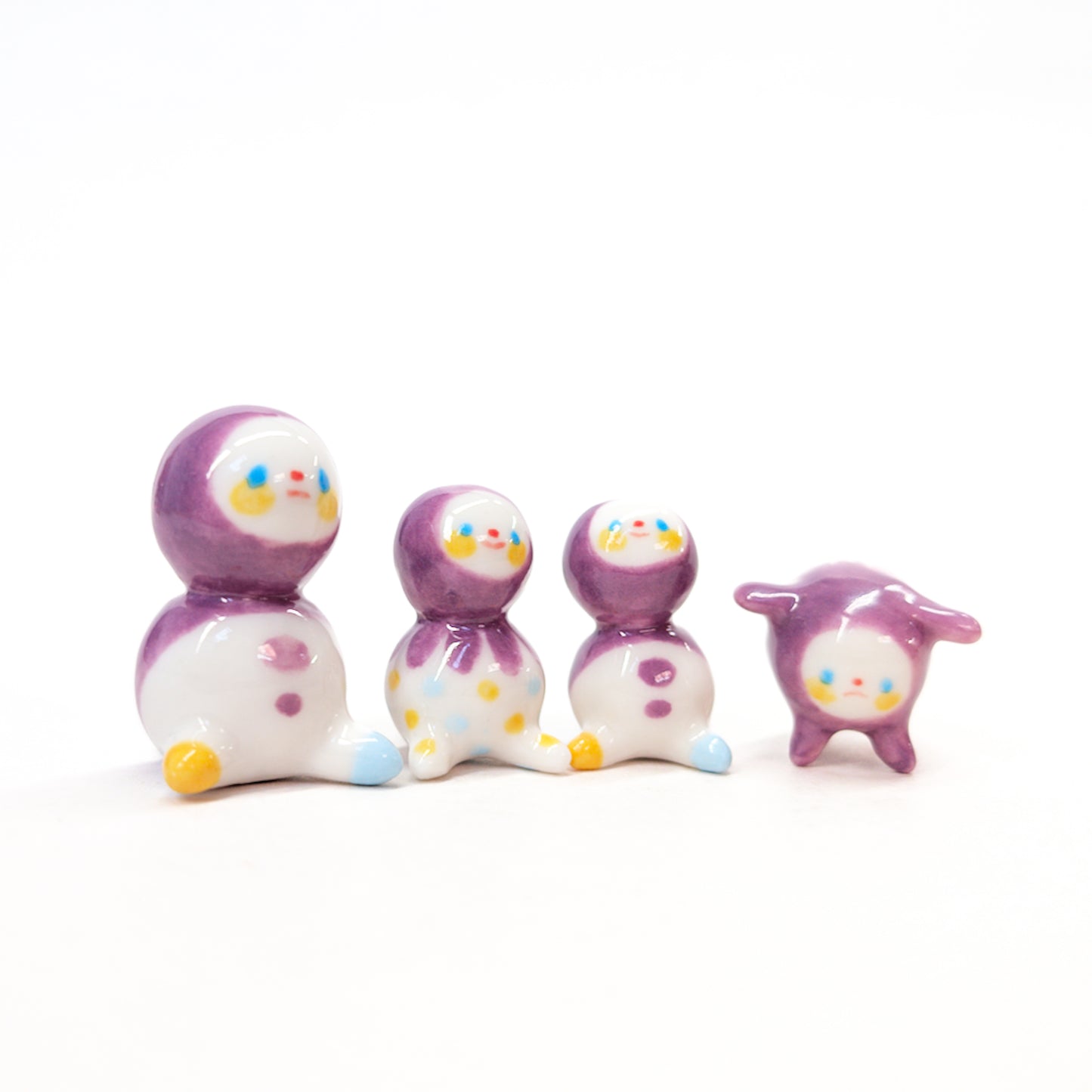 goatPIERROT Ceramic Art Toy [Violet Bobblenubbin Collection]