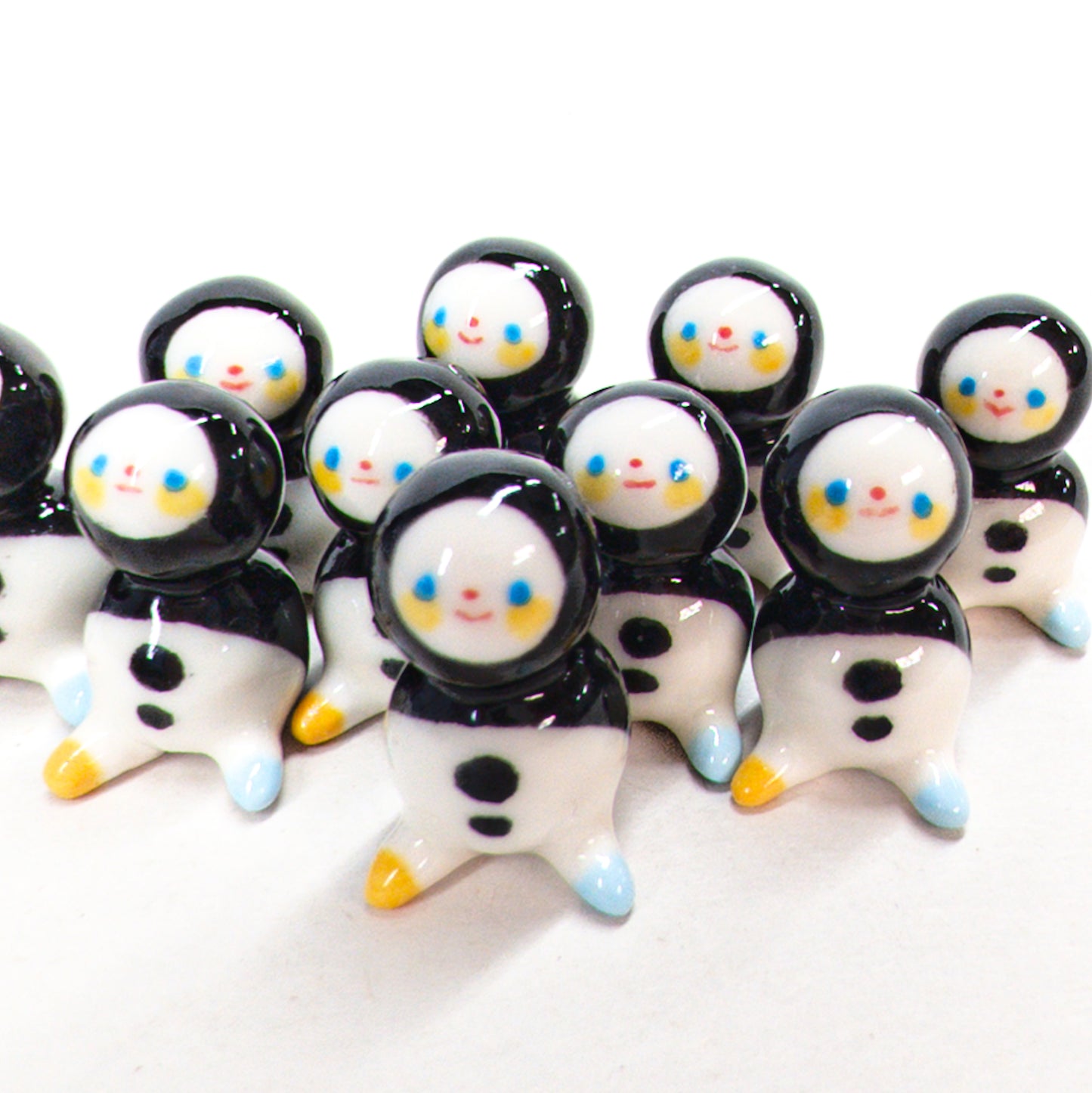 goatPIERROT Ceramic Art Toy [Classic Black Bobblenubbin Collection]