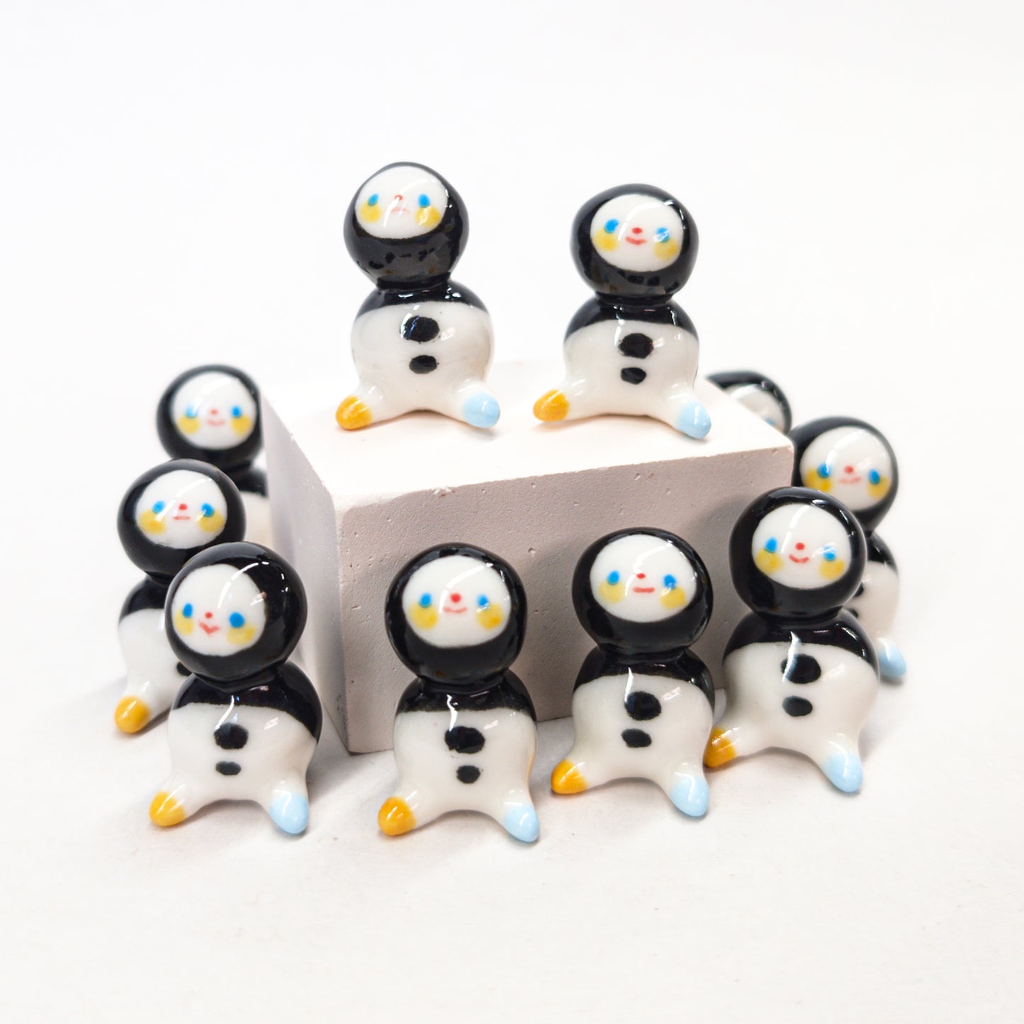 goatPIERROT Ceramic Art Toy [Classic Black Bobblenubbin Collection]