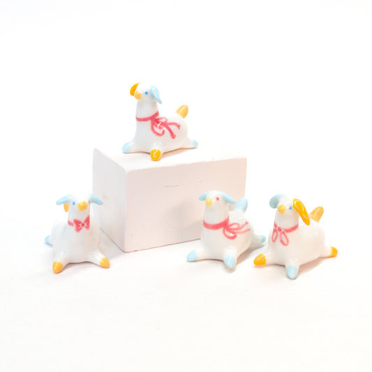 goatPIERROT Ceramic Art Toy [Long-Necked Ribbondogs]