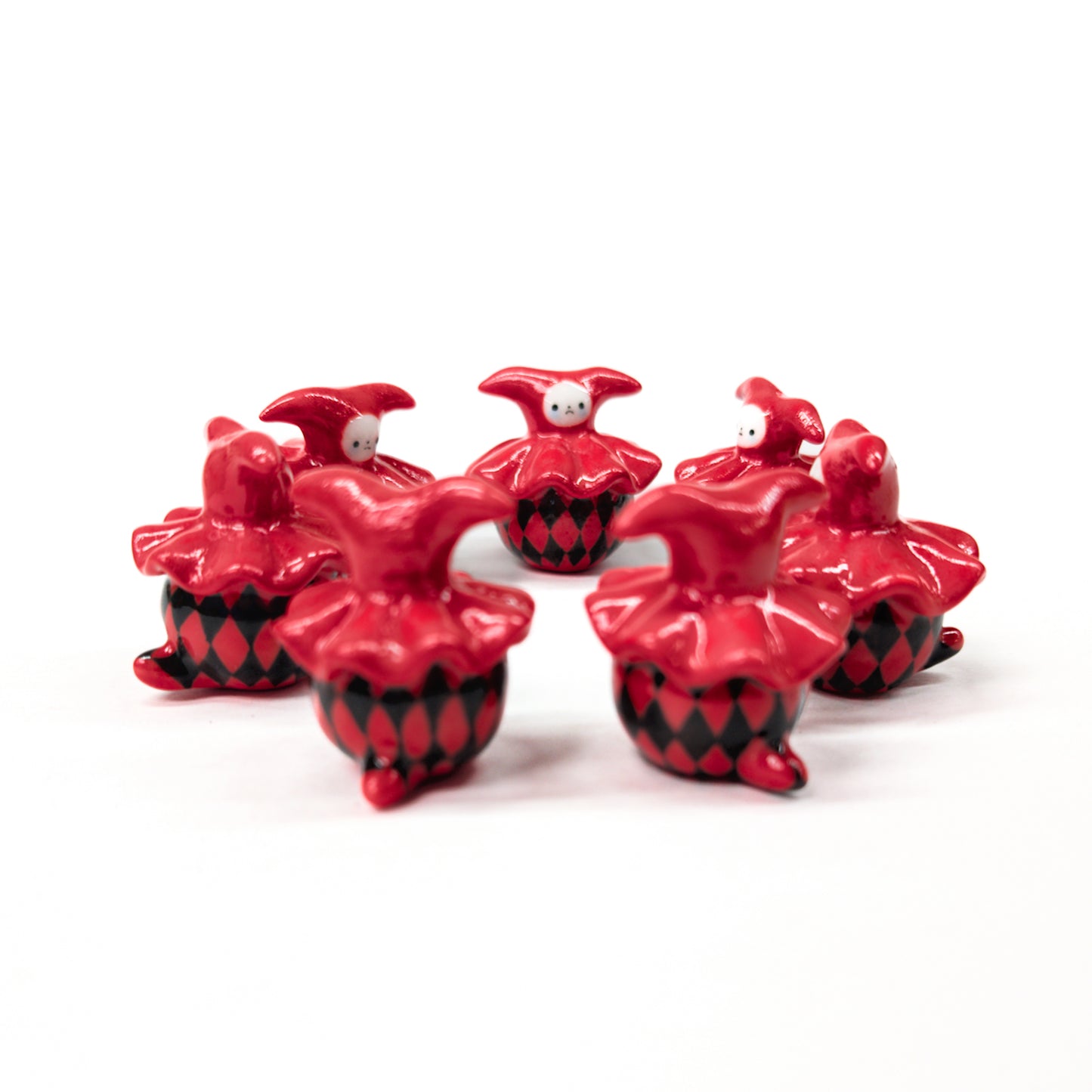 goatPIERROT Ceramic Art Toy [Buratino Arlekins, 3.75 cm tall, listed individually, Minor Flaws Collections]