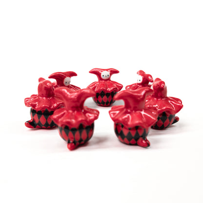 goatPIERROT Ceramic Art Toy [Buratino Arlekins, 3.75 cm tall, listed individually, Minor Flaws Collections]