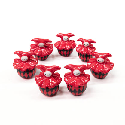 goatPIERROT Ceramic Art Toy [Buratino Arlekins, 3.75 cm tall, listed individually, Minor Flaws Collections]