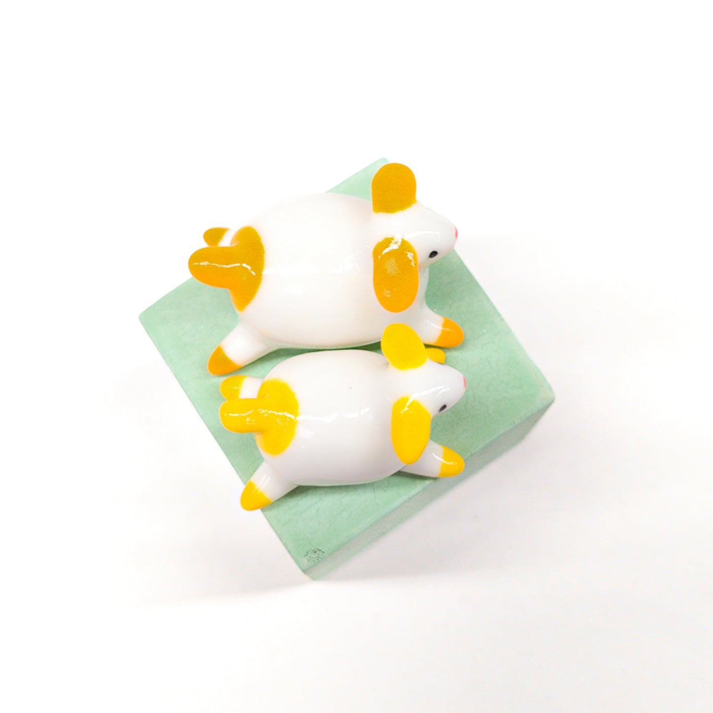 goatPIERROT Ceramic Art Toy [Porcelain Pupnubbin: Mystery color, choice of size and pose]