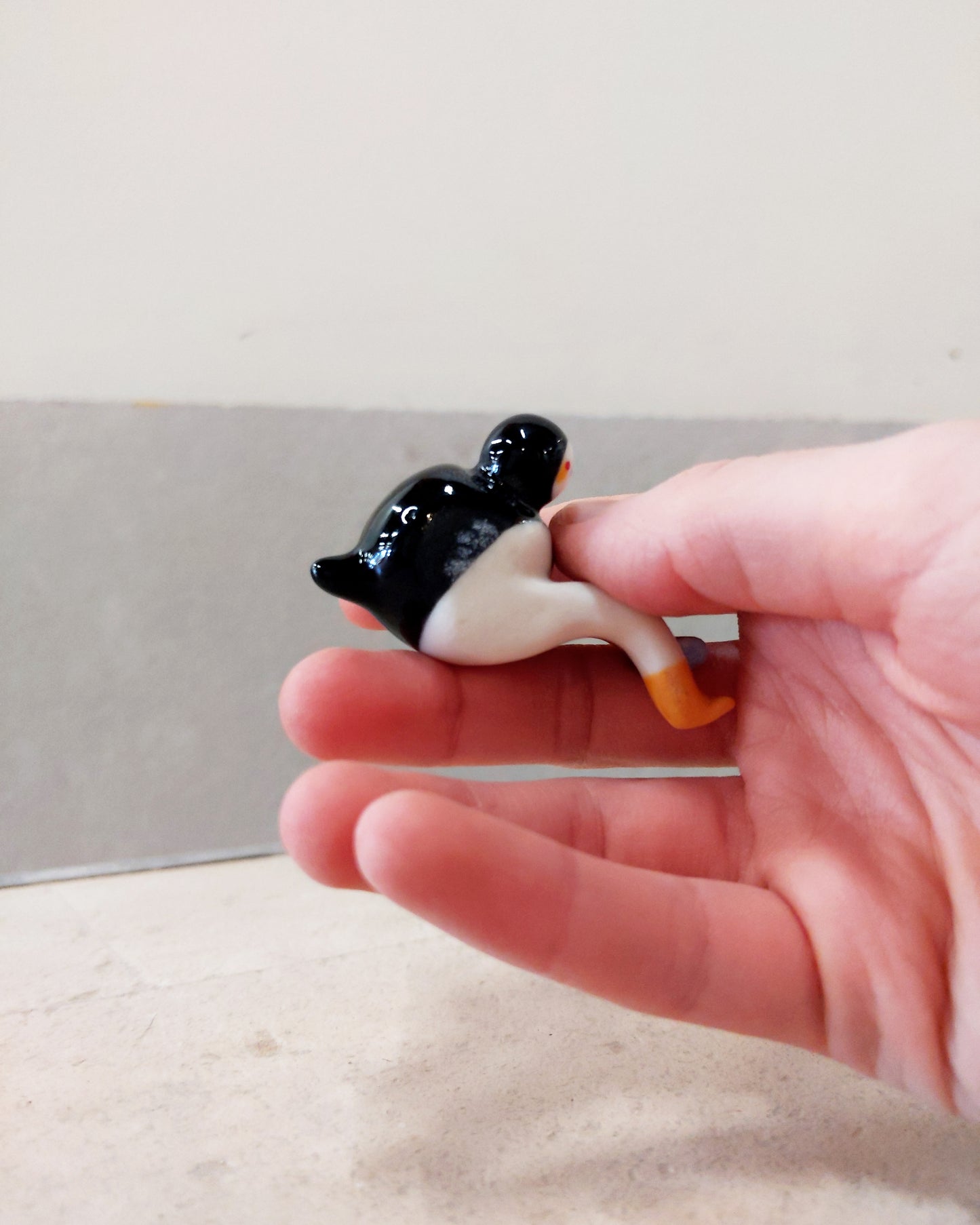 goatPIERROT Ceramic Art Toy [Tinybirdman 23.043: Lounger]