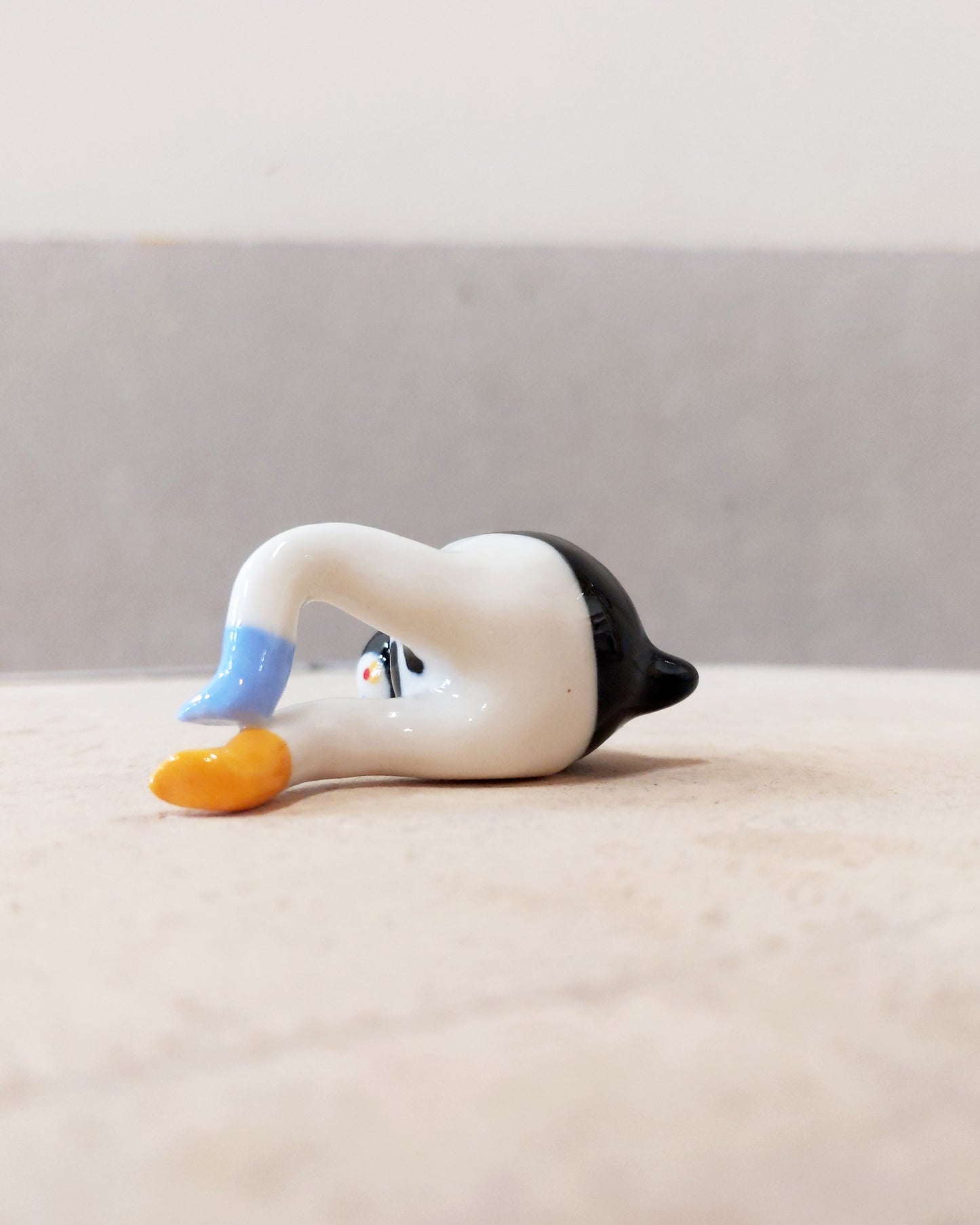 goatPIERROT Ceramic Art Toy [Tinybirdman 23.043: Lounger]