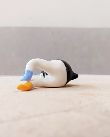 goatPIERROT Ceramic Art Toy [Tinybirdman 23.043: Lounger]