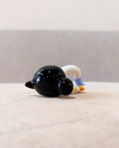 goatPIERROT Ceramic Art Toy [Tinybirdman 23.043: Lounger]