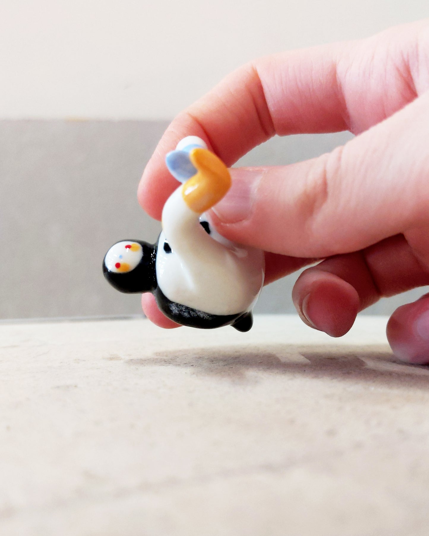 goatPIERROT Ceramic Art Toy [Tinybirdman 23.043: Lounger]
