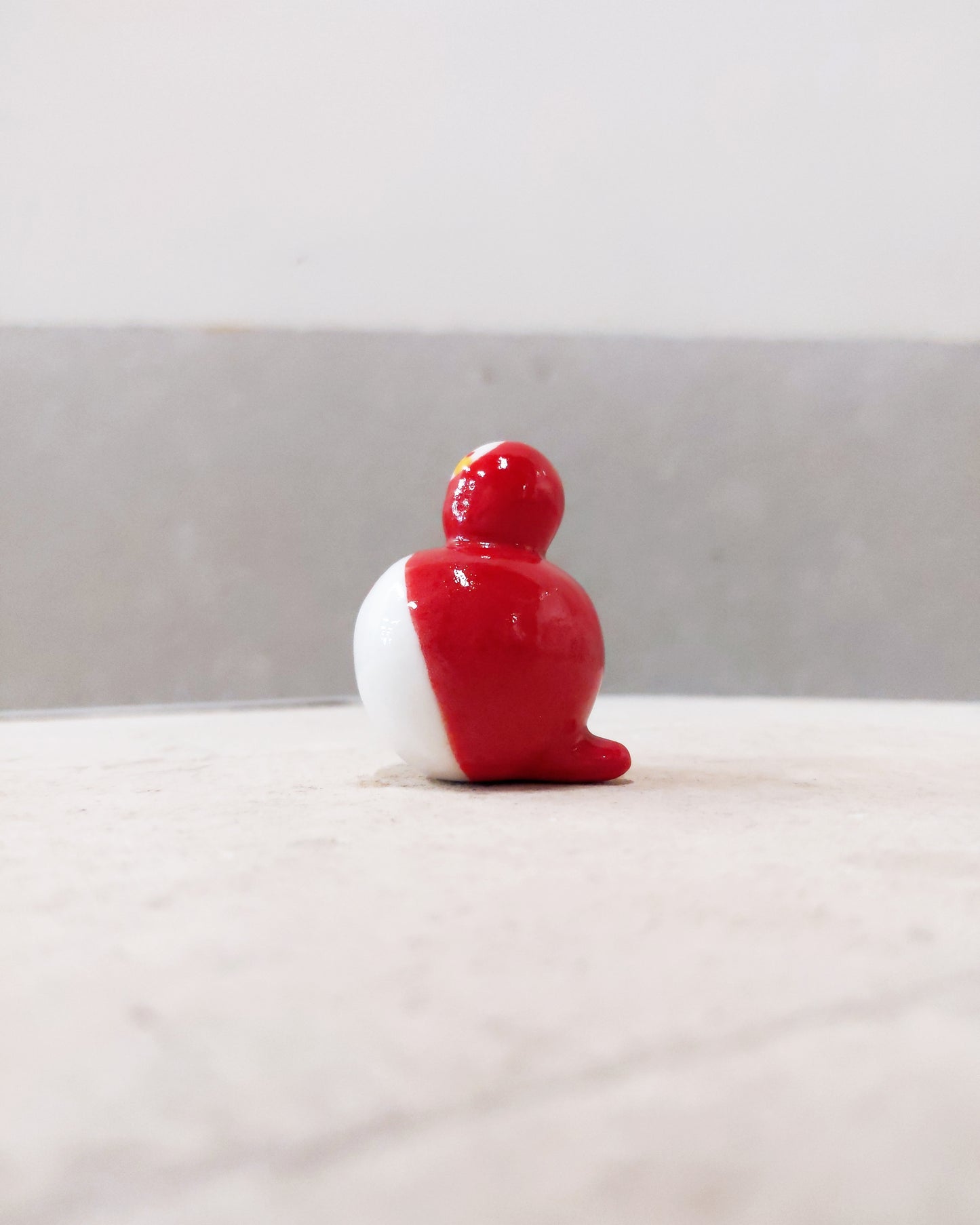 goatPIERROT Ceramic Art Toy [Birbauble BB23.075: Classic in Red]