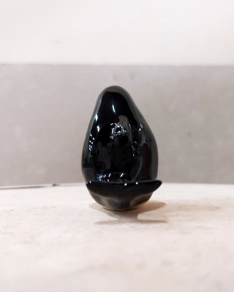 goatPIERROT Ceramic Art Toy [Tinybirdman 23.054: Dolphinseal, 2" tall]