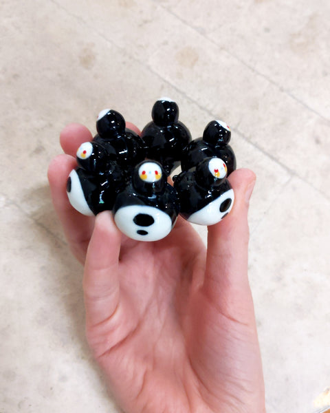 goatPIERROT Ceramic Art Toy [BB23.080: Birbauble Ringholder]