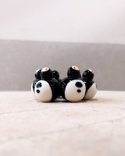 goatPIERROT Ceramic Art Toy [BB23.080: Birbauble Ringholder]