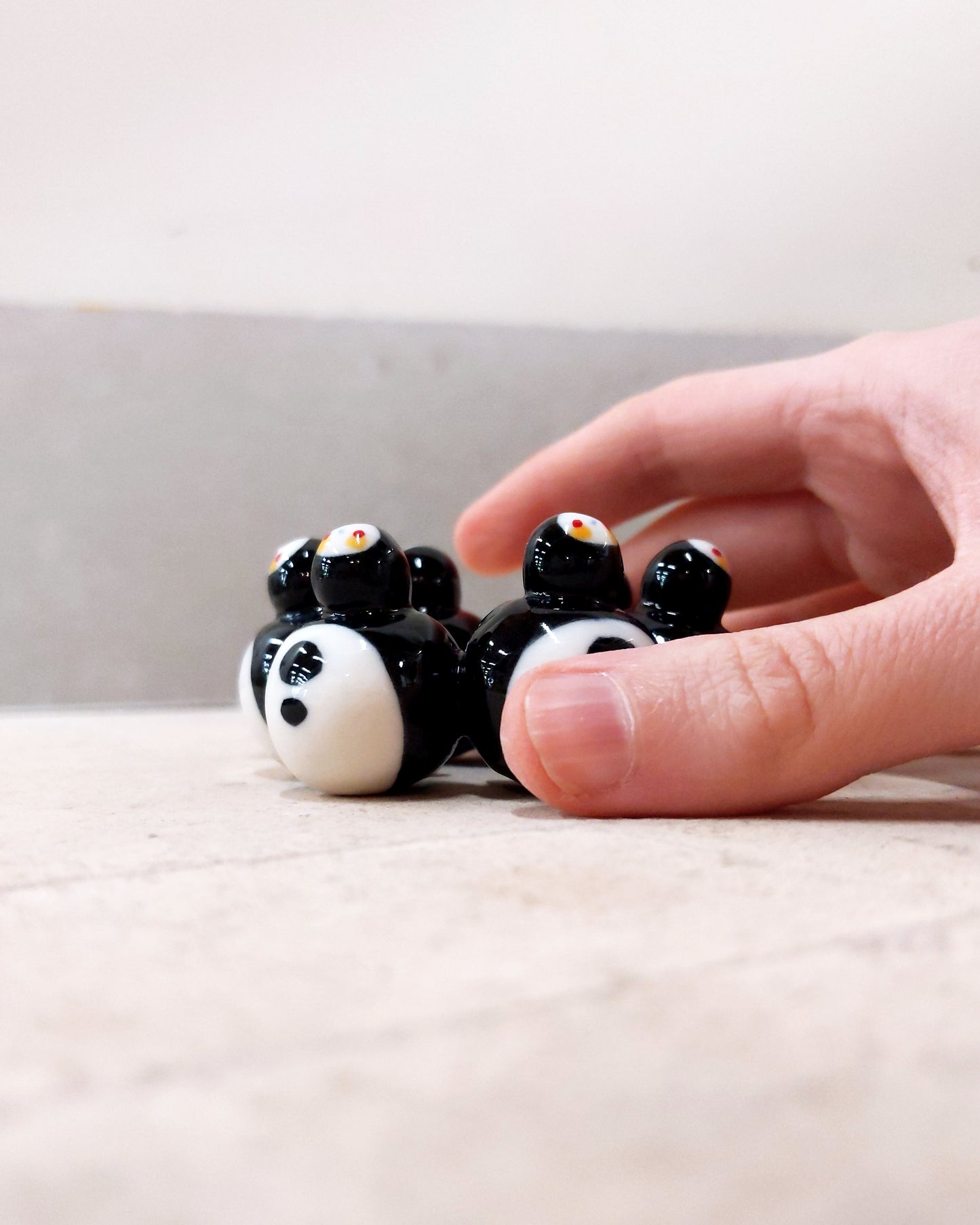 goatPIERROT Ceramic Art Toy [BB23.080: Birbauble Ringholder]