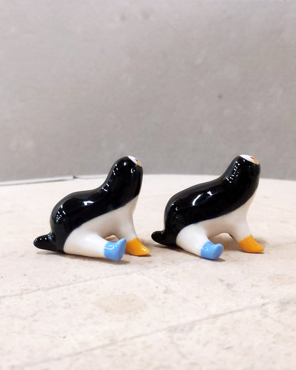 goatPIERROT Ceramic Art Toy [23.096-97: Tinybirdpup, 1.5" tall]