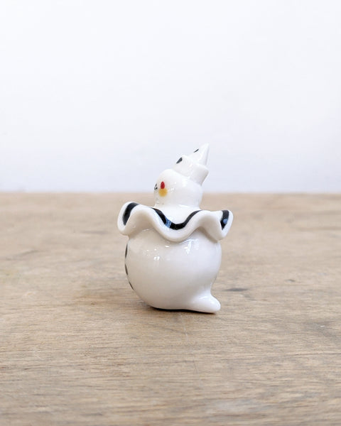 goatPIERROT Ceramic Art Toy [Birbauble BB24.001: Pierrot with Small Cap]