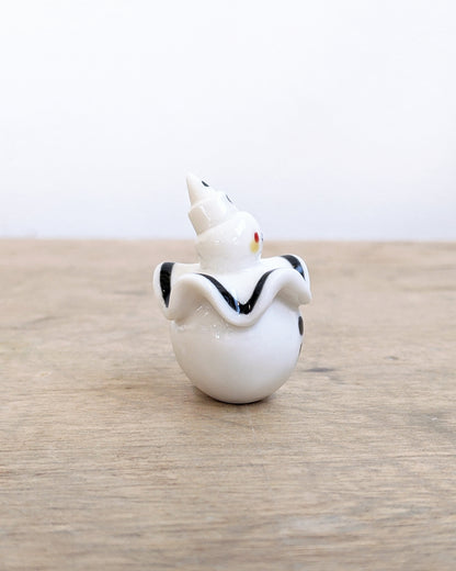 goatPIERROT Ceramic Art Toy [Birbauble BB24.001: Pierrot with Small Cap]