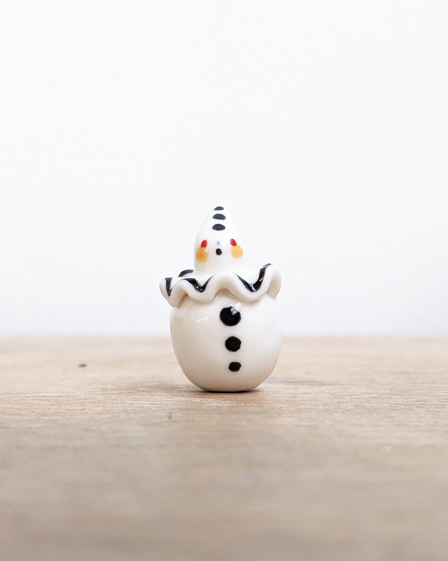 goatPIERROT Ceramic Art Toy [Birbauble BB24.004: Pierrot Mini]