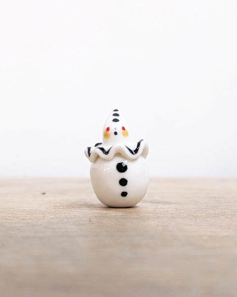 goatPIERROT Ceramic Art Toy [Birbauble BB24.004: Pierrot Mini]