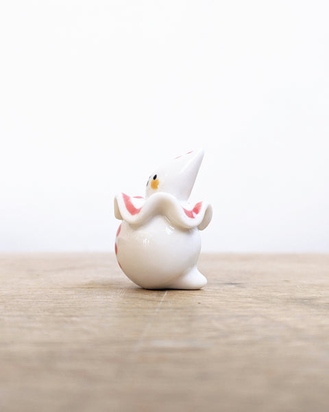 goatPIERROT Ceramic Art Toy [Birbauble BB24.014: Pierrot in Grapefruit]