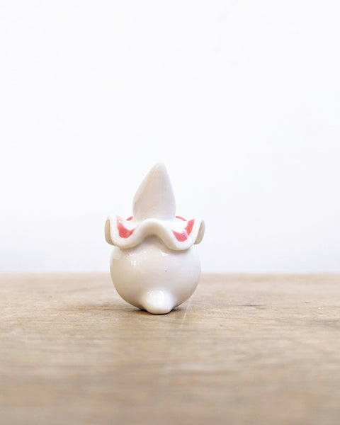 goatPIERROT Ceramic Art Toy [Birbauble BB24.014: Pierrot in Grapefruit]