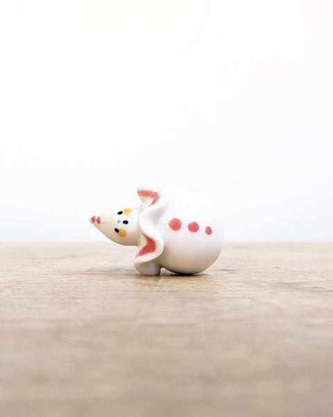 goatPIERROT Ceramic Art Toy [Birbauble BB24.014: Pierrot in Grapefruit]