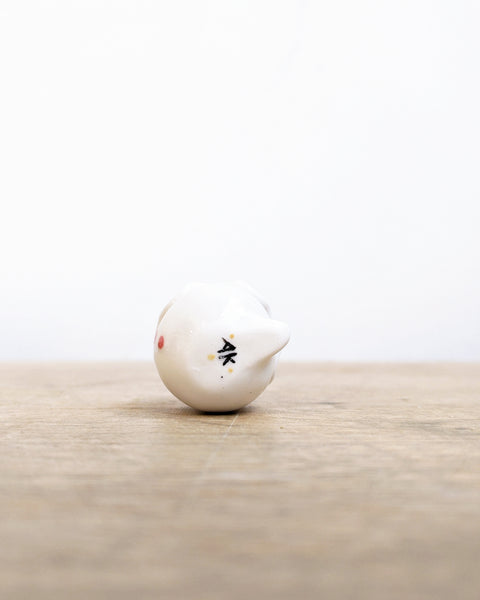 goatPIERROT Ceramic Art Toy [Birbauble BB24.014: Pierrot in Grapefruit]