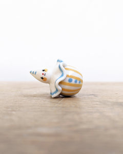 goatPIERROT Ceramic Art Toy [Birbauble BB24.015: Twinkle Eyed Clown in Sun and Sky]