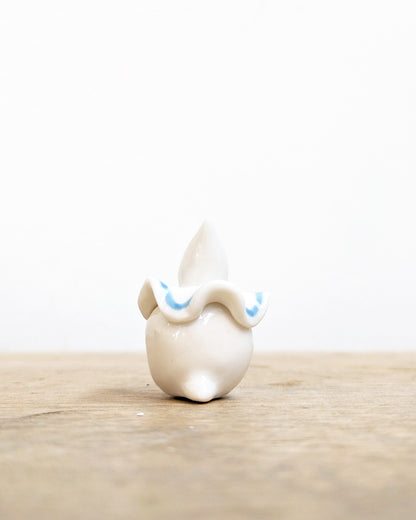 goatPIERROT Ceramic Art Toy [Birbauble BB24.016: Blue Pierrot]