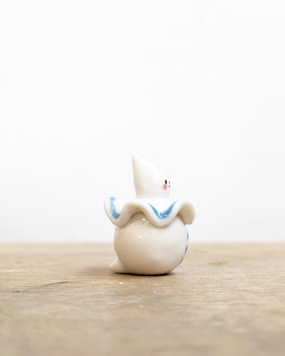 goatPIERROT Ceramic Art Toy [Birbauble BB24.016: Blue Pierrot]