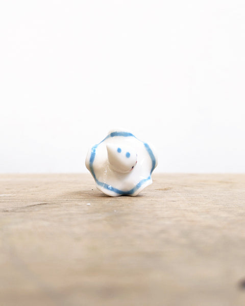 goatPIERROT Ceramic Art Toy [Birbauble BB24.016: Blue Pierrot]