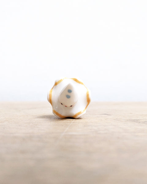 goatPIERROT Ceramic Art Toy [Birbauble BB24.020: Pierrot in Sun and Sky]