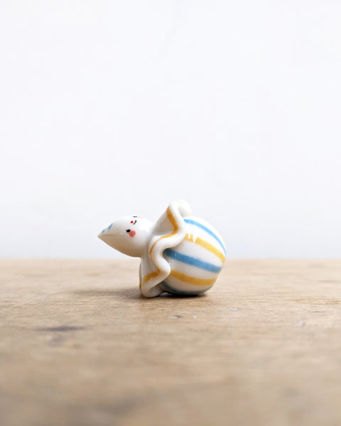 goatPIERROT Ceramic Art Toy [Birbauble BB24.021: Pierrot in Sun and Sky]