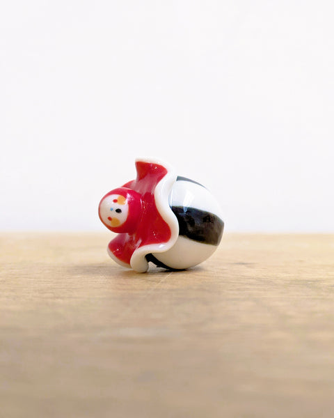 goatPIERROT Ceramic Art Toy [Birbauble BB24.031: Circus Squid with Open Mouth]