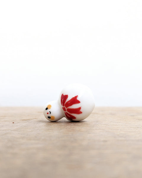 goatPIERROT Ceramic Art Toy [Birbaubles BB24.042: Red Ribbon]