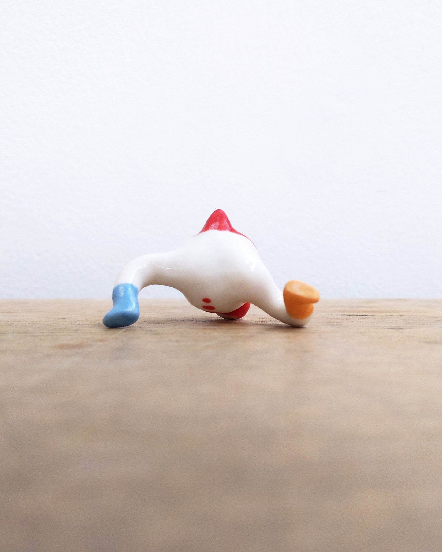goatPIERROT Ceramic Art Toy [24.004: Red Classic, 1.5" tall]