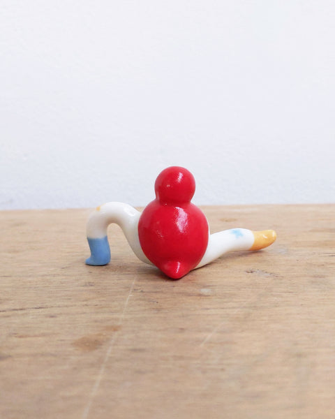 goatPIERROT Ceramic Art Toy [24.003: Red Classic, 1.5" tall]