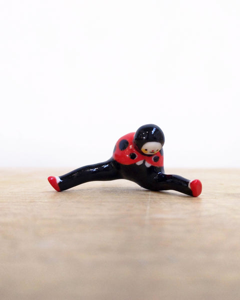 goatPIERROT Ceramic Art Toy [Tinybirdman 24.020: Ladybug]