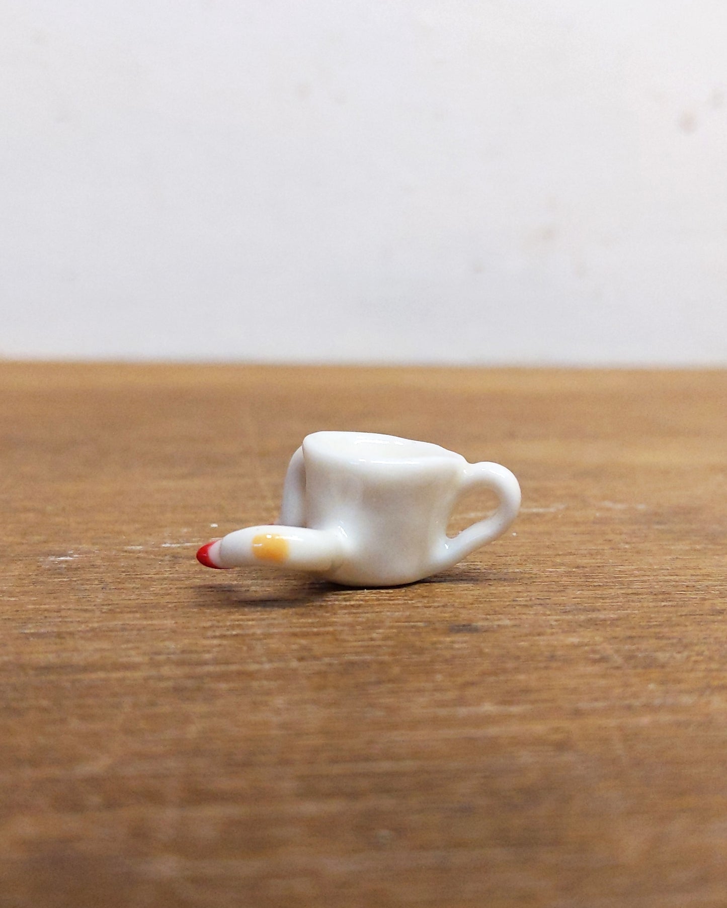 goatPIERROT Ceramic Art Toy [Leggy Teacup #1]