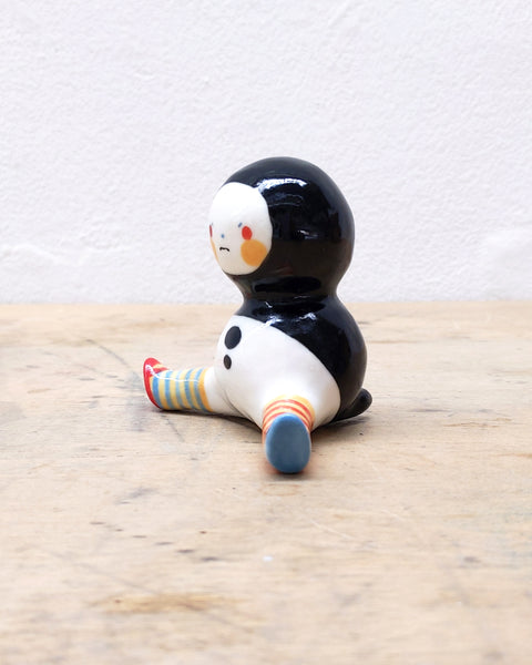 goatPIERROT Ceramic Art Toy [Tinybirdman 24.025: Angry Sockwearer]